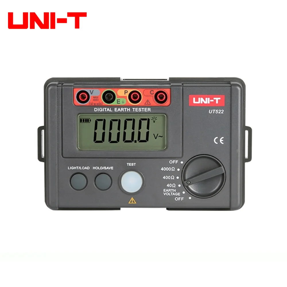 

UNI-T UT522 Digital Earth Ground Insulation 0-400V 0-4000 ohm AC Insulation Resistance Tester Low Test Data Logging