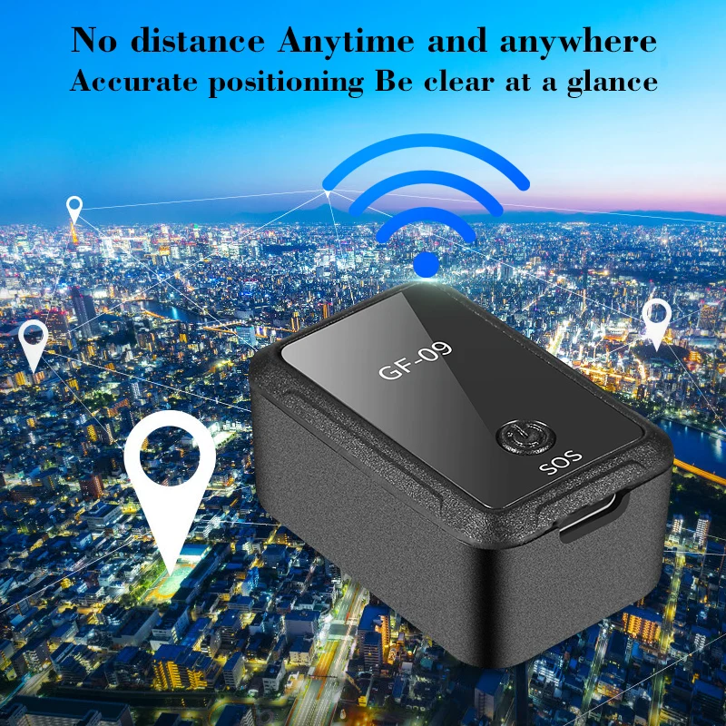 

Newest Car mini gf-09 Gps Tracker Car GPS Locator Tracker Anti-Lost Recording Tracking Device Voice Control Can Record