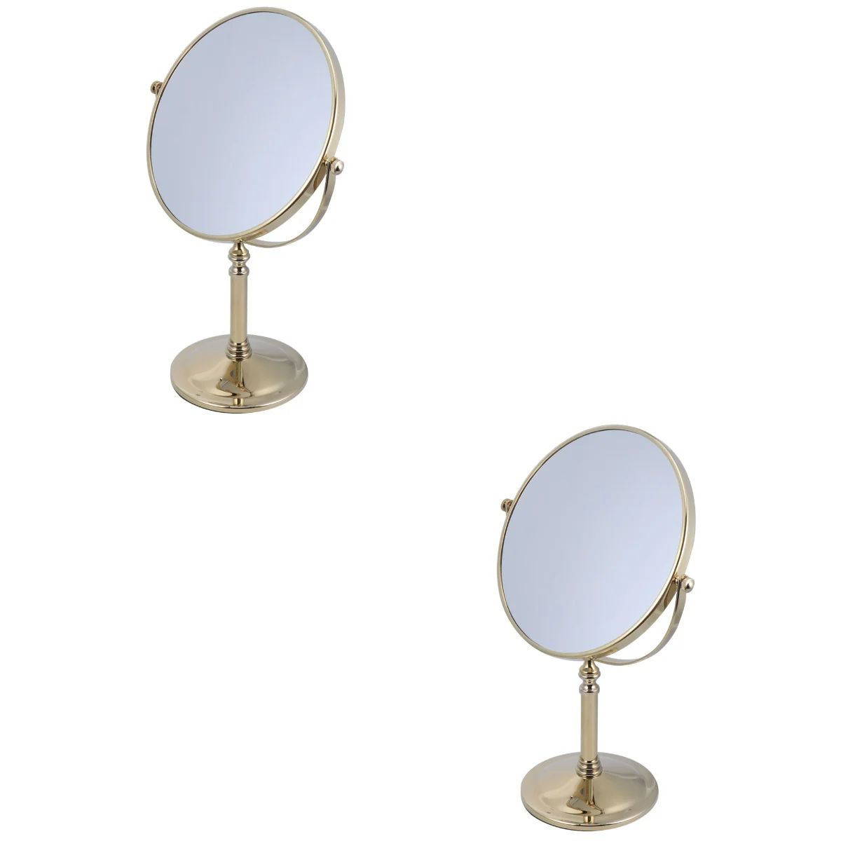 

2x Tabletop Mirror Makeup Standing Mirror Magnifying Vanity Table Mirror Stand Mirror Vanity Mirror For