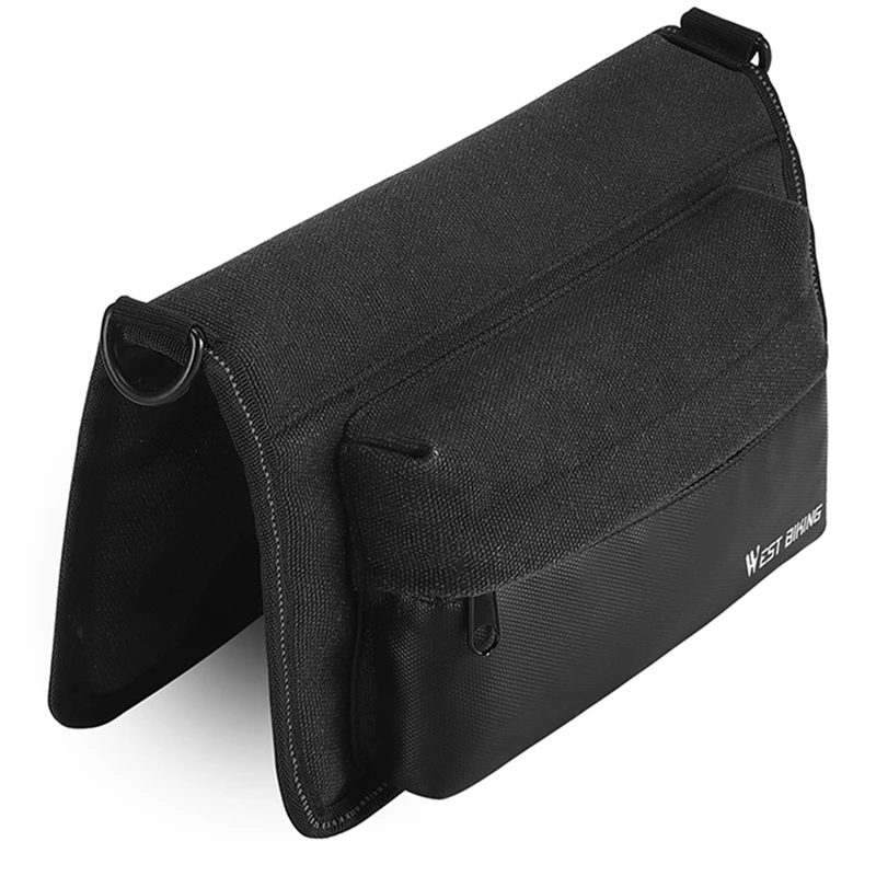 

Качественная женская сумка для велосипеда, водонепроницаемая велосипедная сумка из ткани Оксфорд с верхней передней рамой, вместительная сумка для горного и дорожного велосипеда, велосипедная сумка