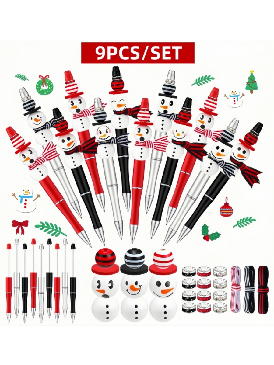 

Набор шариковых ручек «Красный Рождественский Снеговик»