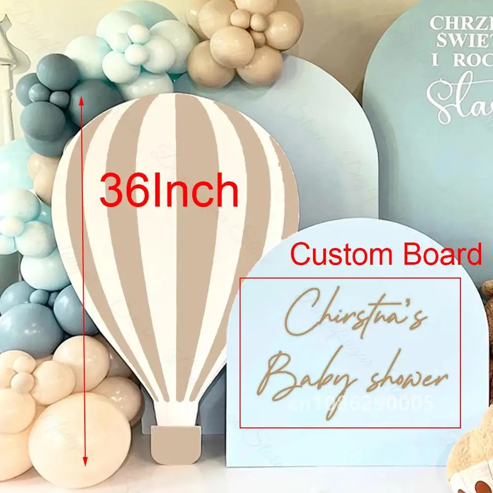 18/36 дюймов воздушный шар фон мозаичная доска коричневый зеленый синий розовый