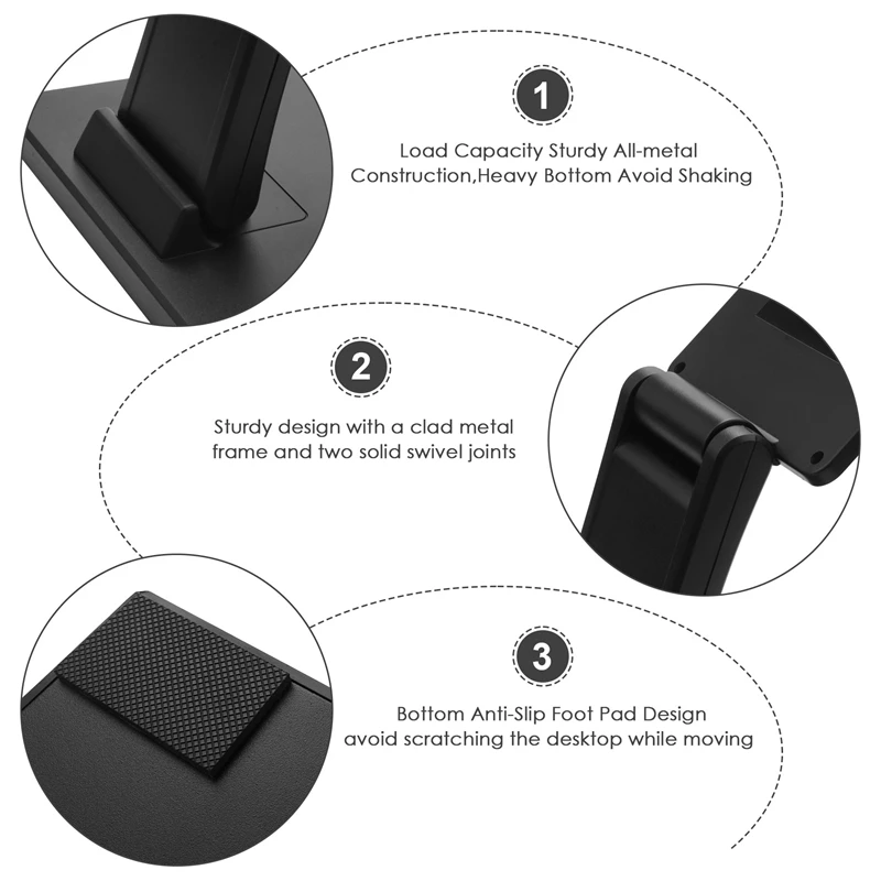Складной держатель монитора Vesa с поворотом на 10-27 дюймов подставка для ЖК-дисплея