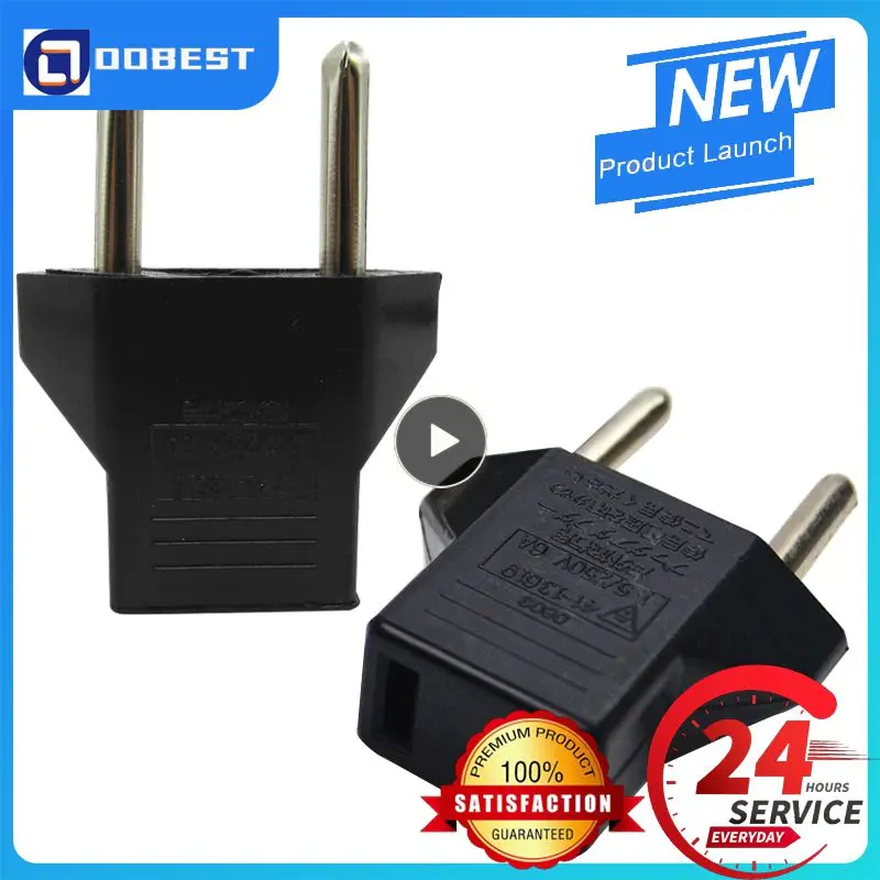 

2~30PCS USA To Euro Conversion Plug Adapter US To EU Euro European Travel Adapter Electric Plug Power Cord Charger Sockets