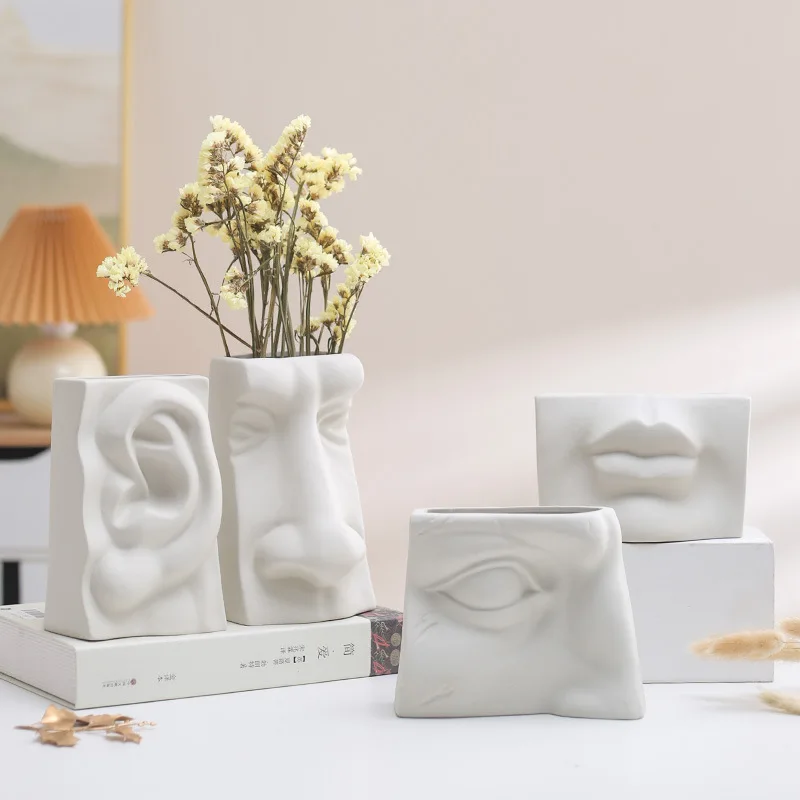 

Ceramic vase modern minimalist art decoration creative decoration hydroponic flower arrangement