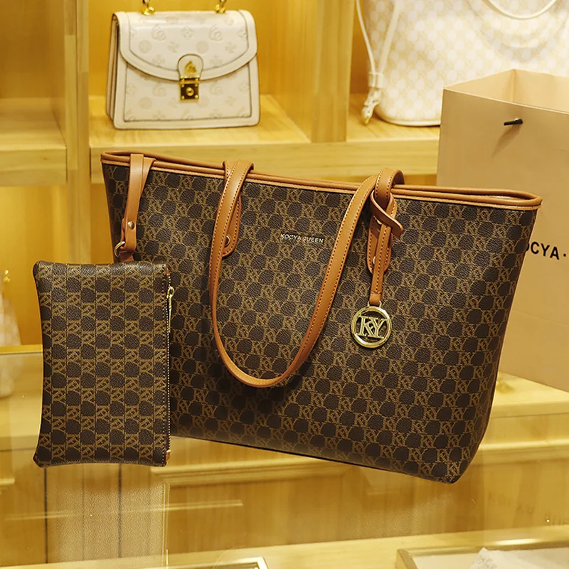

2022 New Trendy Handbags Commuter Large Capacity One-shoulder Tote Bag All-match Fashion Bag Simple Underarm Bag