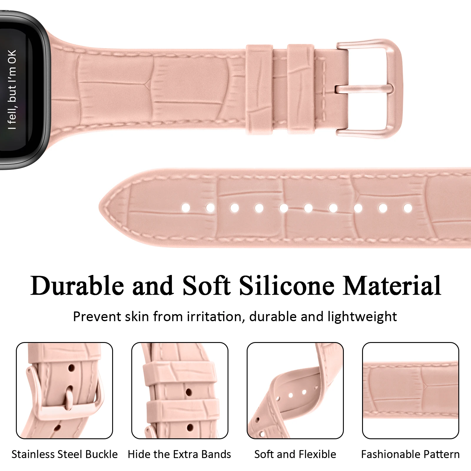 7pcs Silicone Strap For Apple Watch Series Ultra 49mm 7 8 41mm 45mm Bracelet For iWatch 6 5 4 3 2 1 SE 38mm 42mm 40mm 44mm Strap