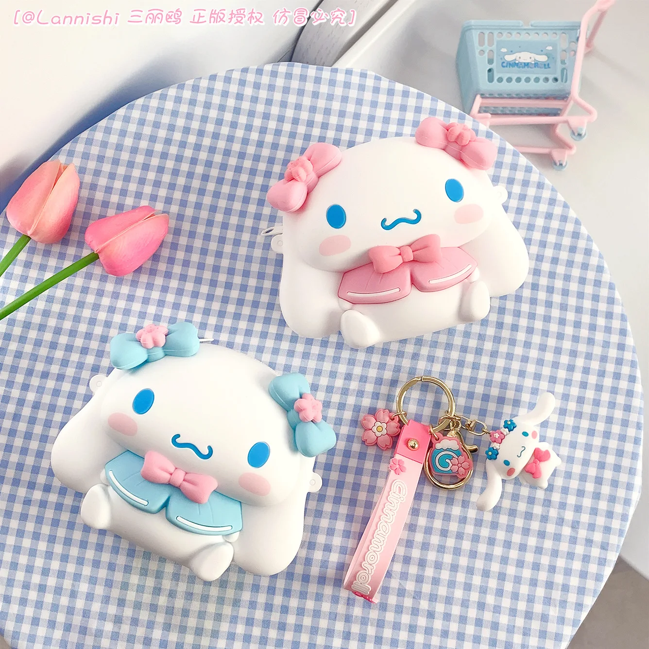 

Cinnamoroll Hello Kitty Cute Messenger Bag Sanrio Anime My Melody Girl Cartoon Shoulder Bag Silicone Storage Bag Birthday Gifts