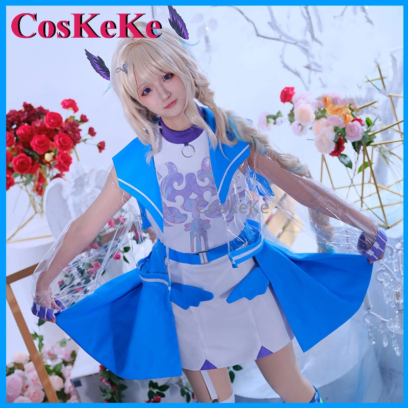 

CosKeKe Enna Alouette Cosplay Anime VTuber NIJISANJI Costume To Live Nifty Lovely Uniform Halloween Carnival Role Play Clothing