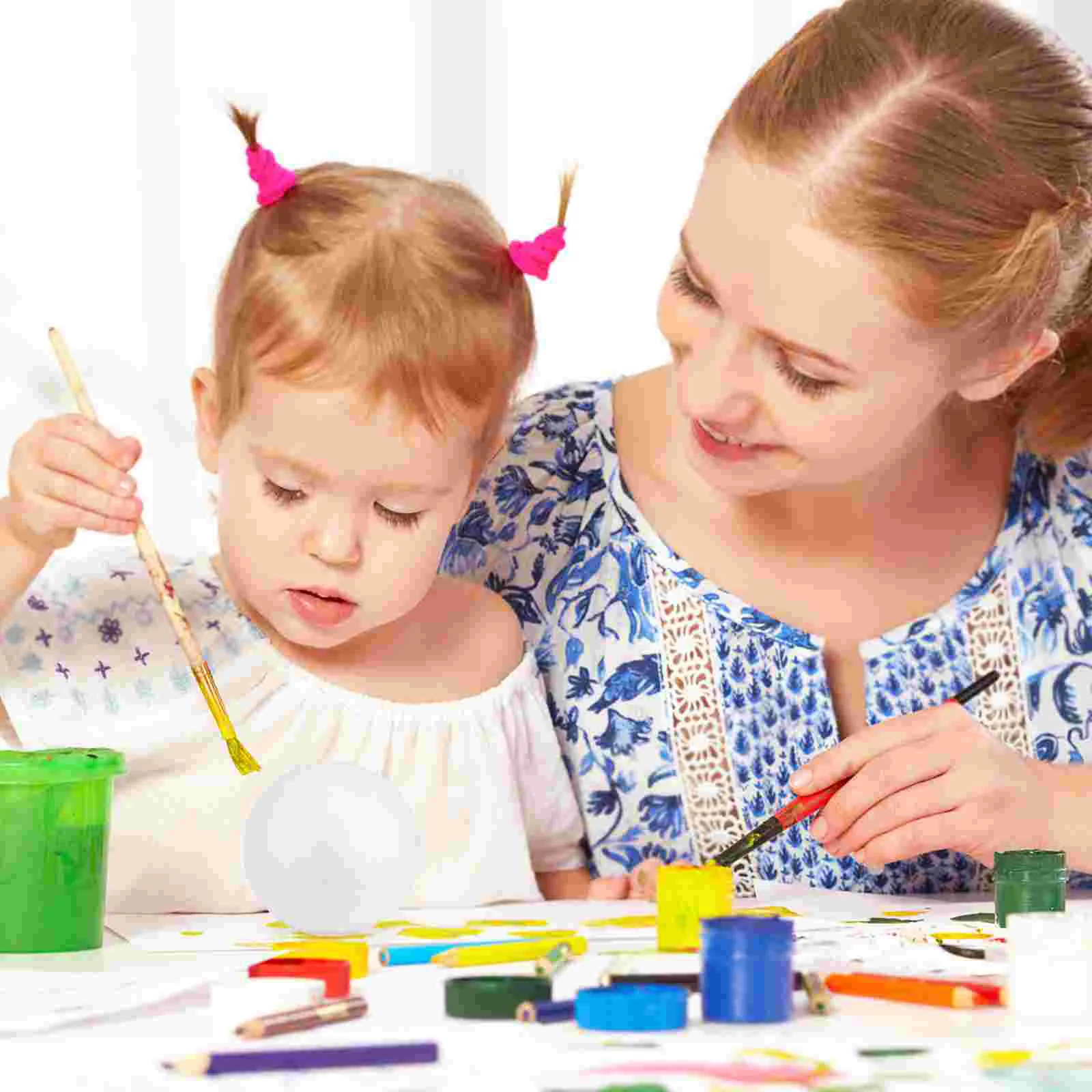 25 шт. белые ремесленные шарики из пенопласта шары планеты полистирол детские