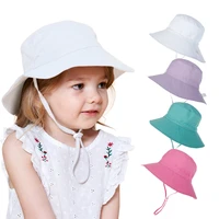 summer baby hat children cotton cartoon panama bucket infant cap for unisex boys baby girls sun beach hats kids bonnet