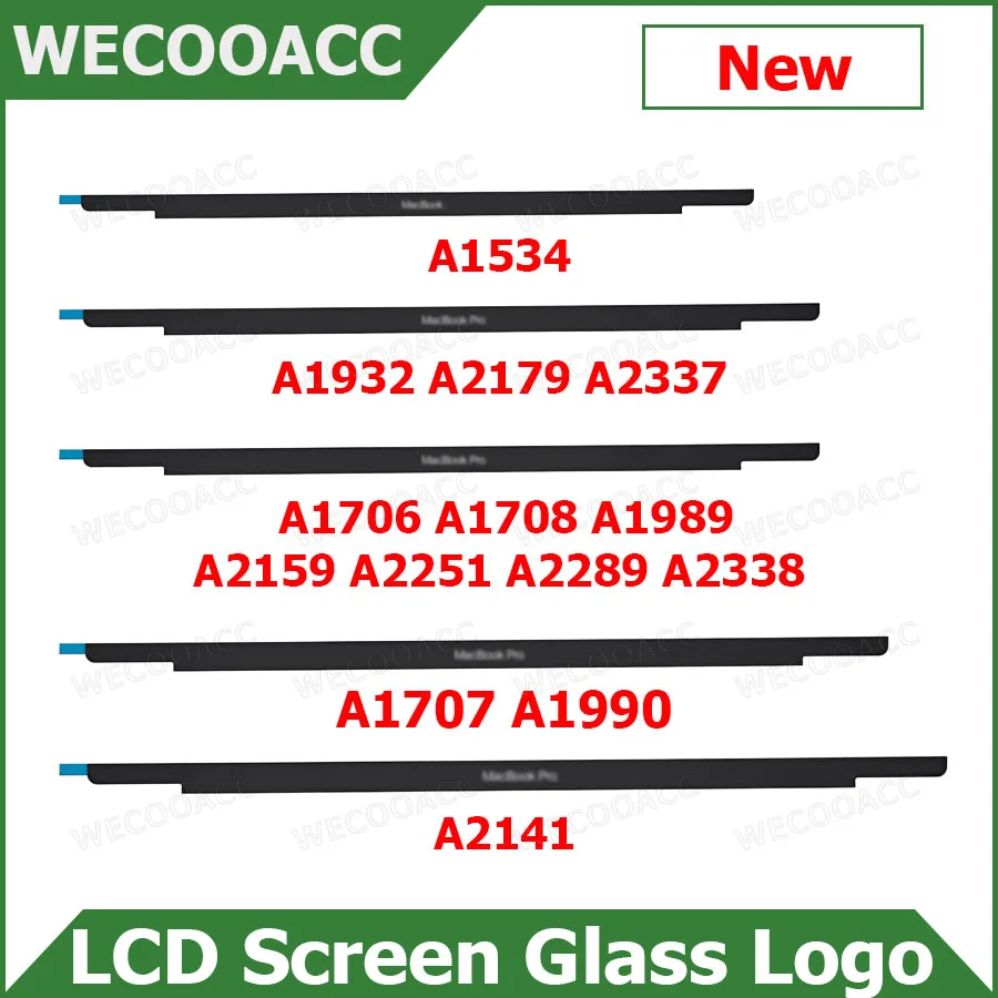 Новое серое Серебристое стекло для ЖК-экрана с отделкой логотипа передняя крышка