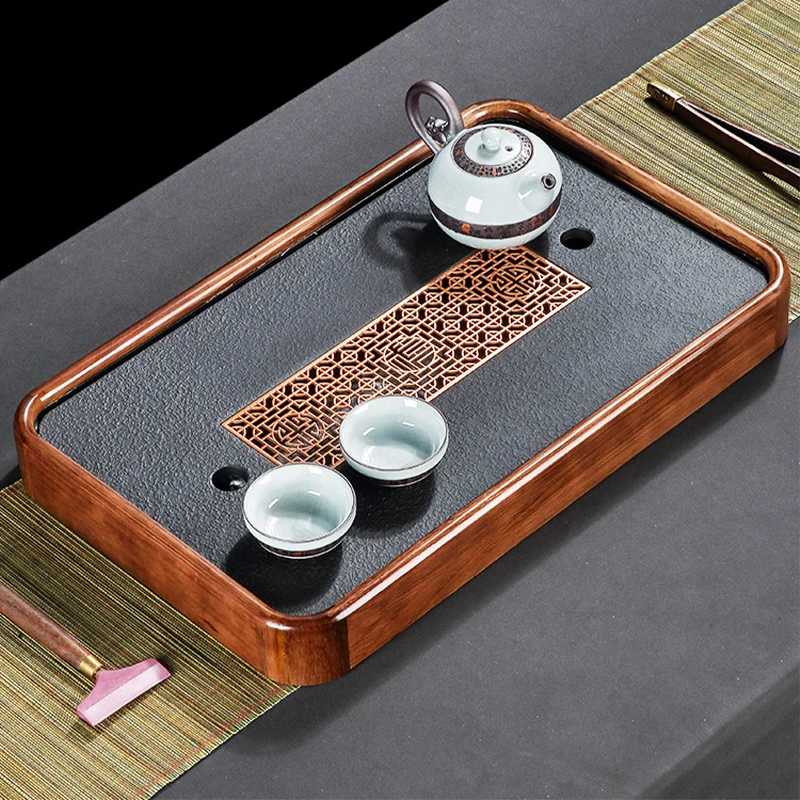 

Festival Afternoon Wooden Advanced Tray Luxury Modern Office Bedroom Japanese Tray Nordic Design Plateau En Bois Tea Accessories