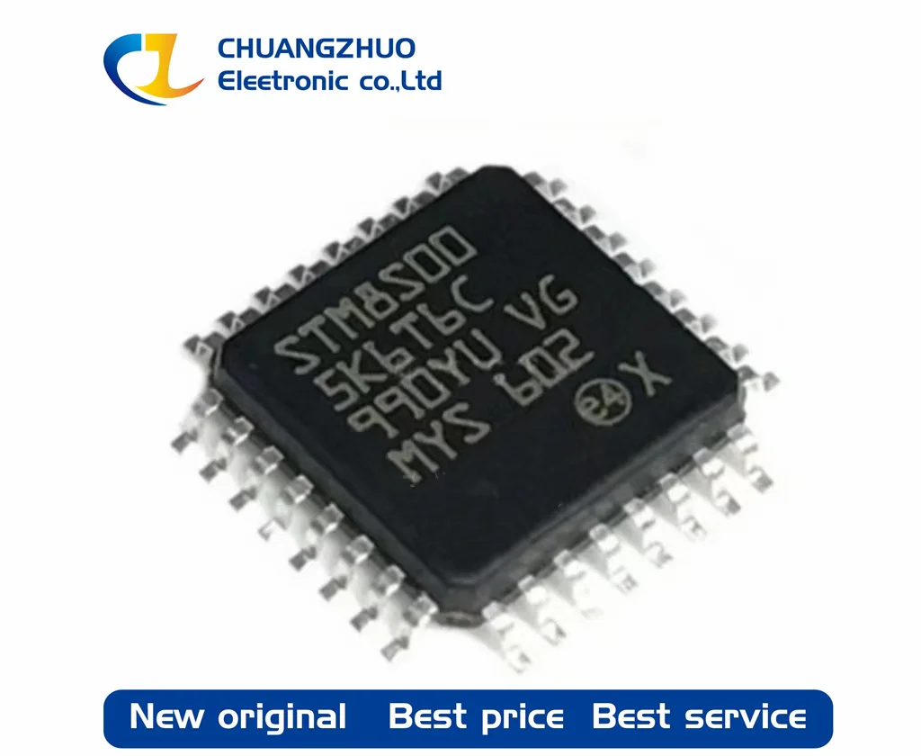 

1 шт., новый оригинальный микроконтроллер STM8S005K6T6C 25 STM8 16 МГц 2,95 В ~ 5,5 В 2 КБ флэш-памяти 32 КБ флэш-памяти (7x7)