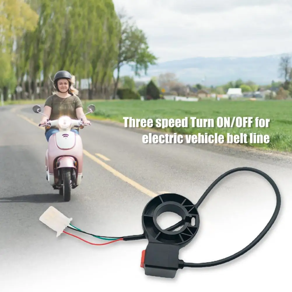 

3 in 1 Three-speed Switch with Wire Stable Performance Lightweight Reliable Toy Motorcycle Electric Car Switch for Children