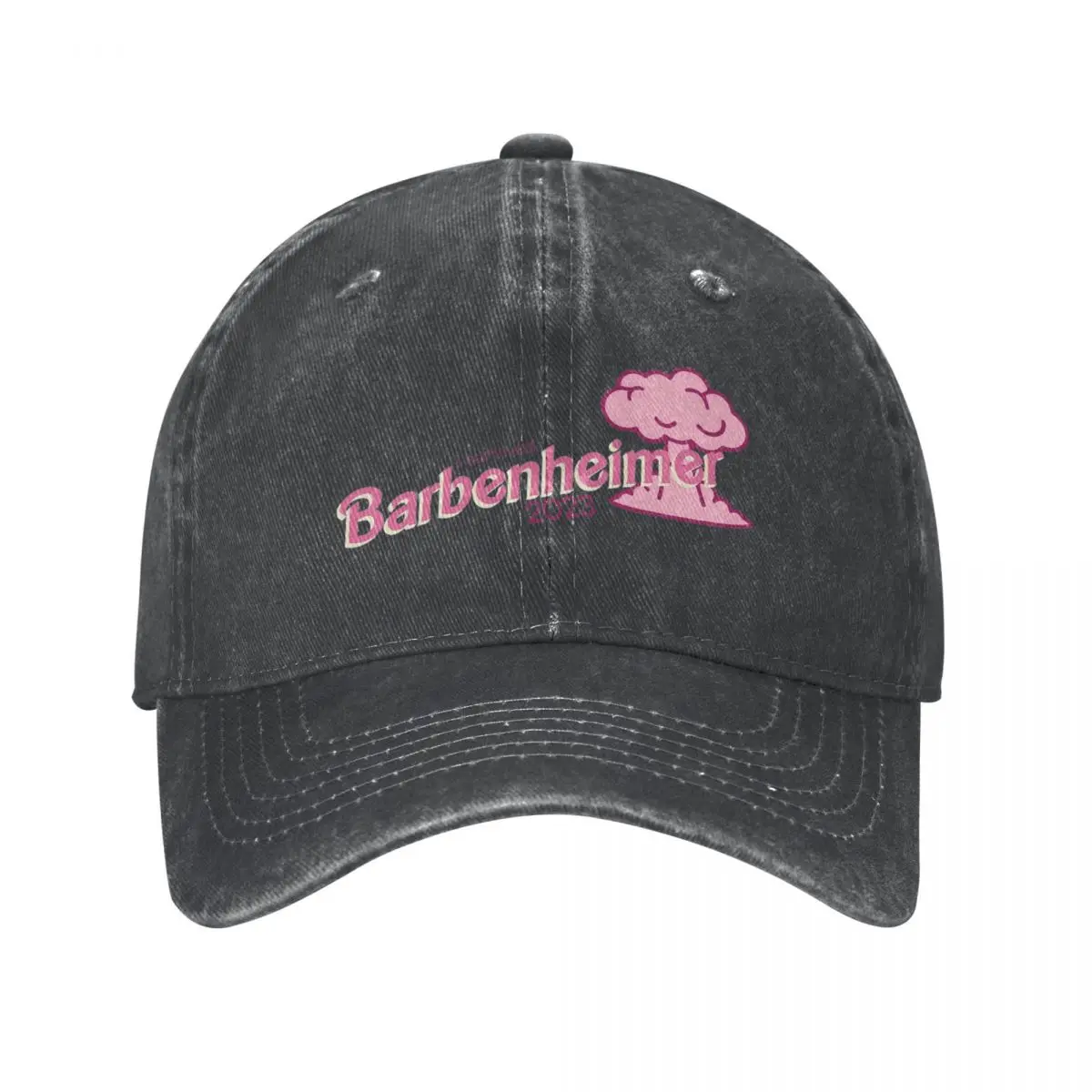

I Survived Barbenheimer Movie Unisex Style Baseball Caps Distressed Denim Hats Cap Vintage Outdoor Summer Snapback Cap