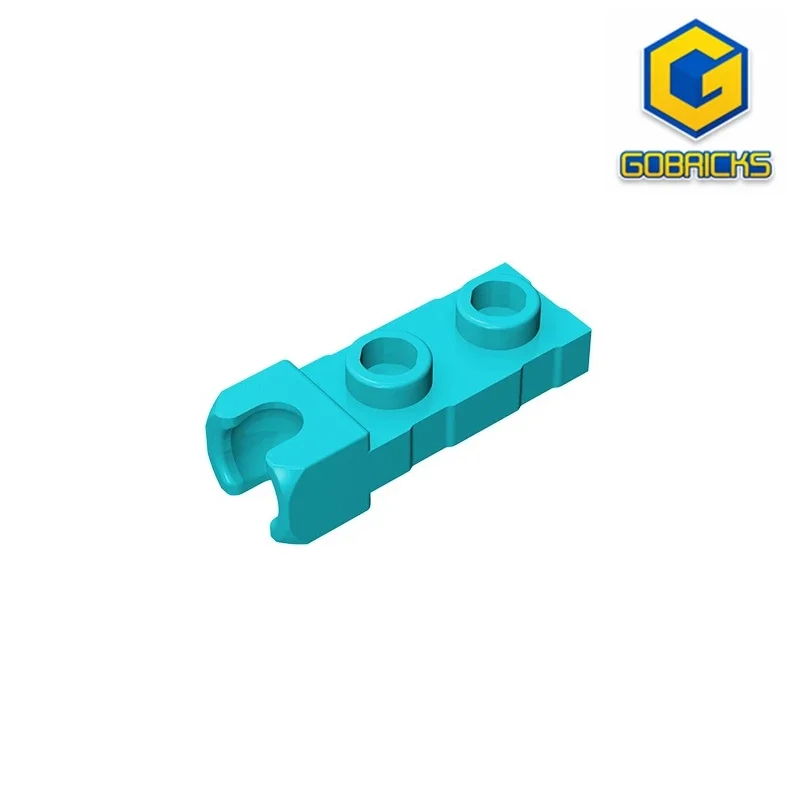 

Gobricks GDS-851 Plate, Modified 1 x 2 with Small Tow Ball Socket on End compatible with lego 14418 pieces of children's DIY