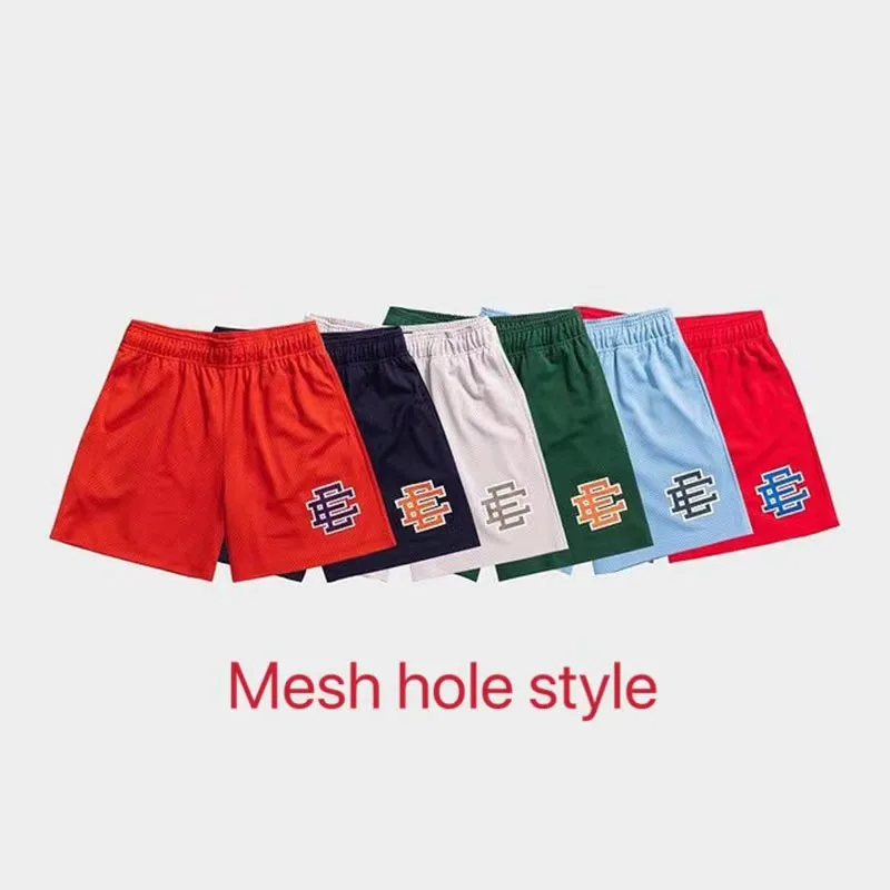 

New summer Men Shorts Gym Men Sports Athletic Running Fitness Beach Jogging Man Mesh breathable Loose Short Pants large size