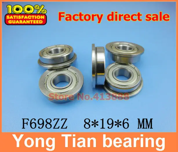 

1 pcs F698ZZ F698-2Z F698Z zz z 2z DDRF-1980ZZ Flanged Flange Deep Groove Ball BearingsHigh Quality 8*19*22*6*1.5 mm