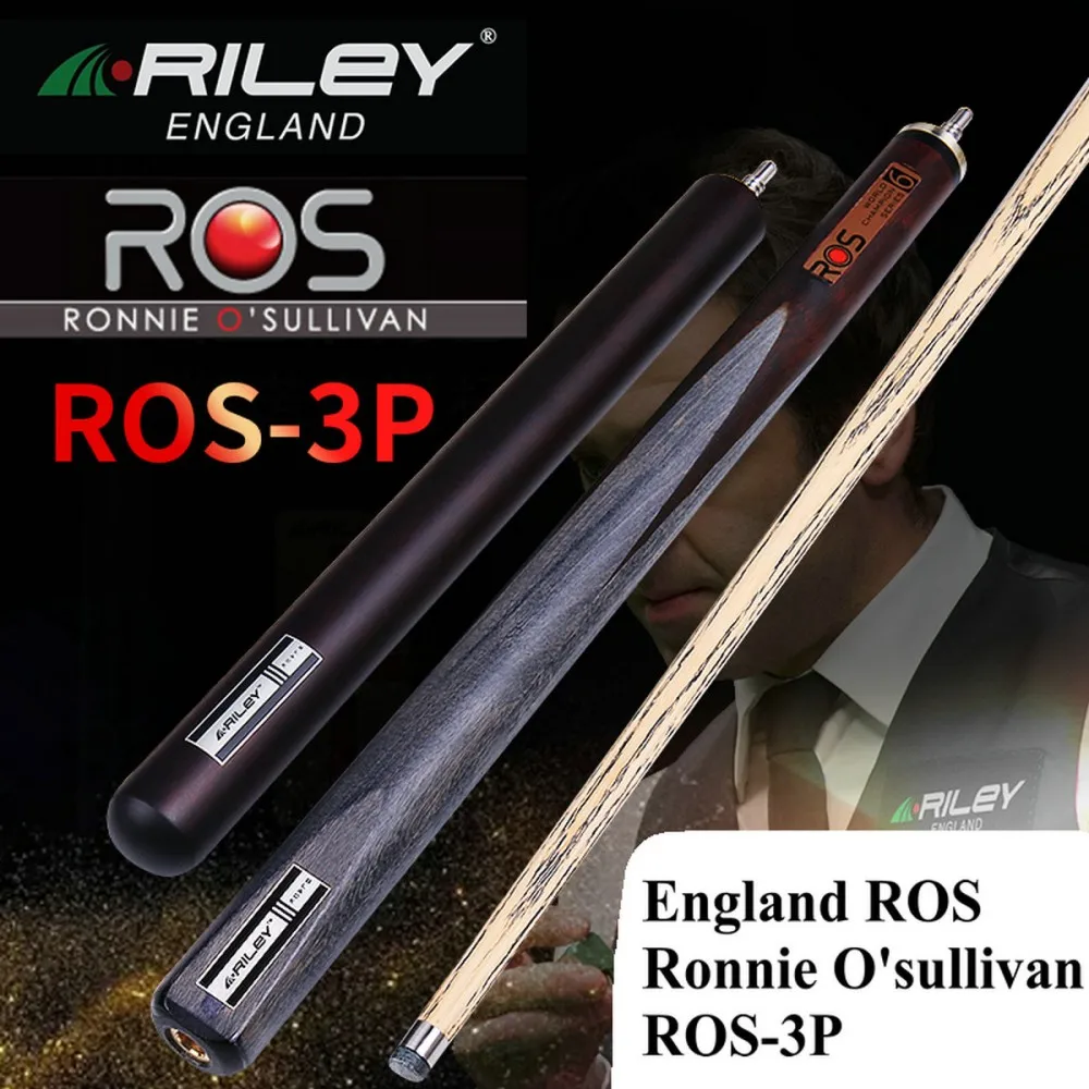 

Riley Roonie O'sullivan ROS-3P Snooker Billiards Pool Cue Stick 10mm + 12" Extender+ Case Holder