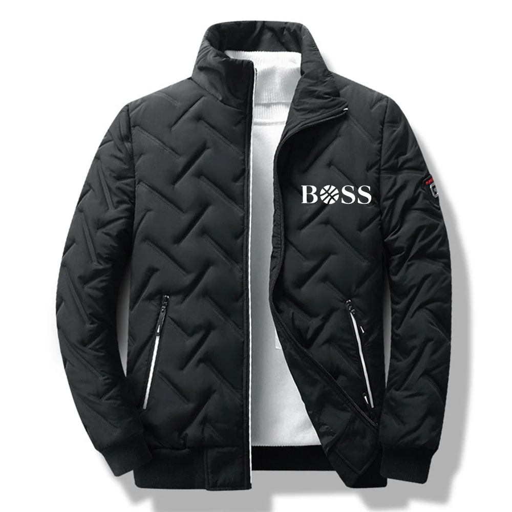 Мужские утепленные парки из полиэстера