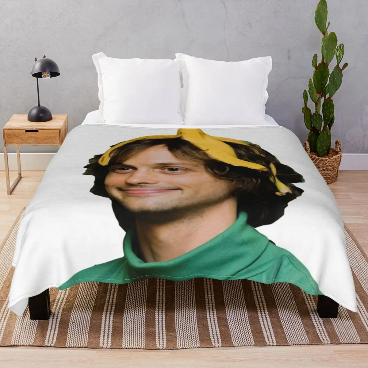 Matthew Gray Gubler Blankets Flannel Decoration Super Warm Throw Blanket for Bed Home Couch Travel Office