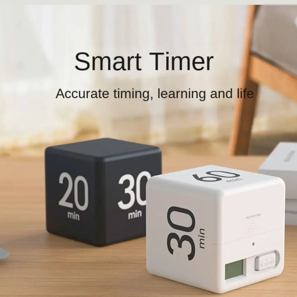 Time Management Cube Kitchen Timer Workout Timer Electronic 