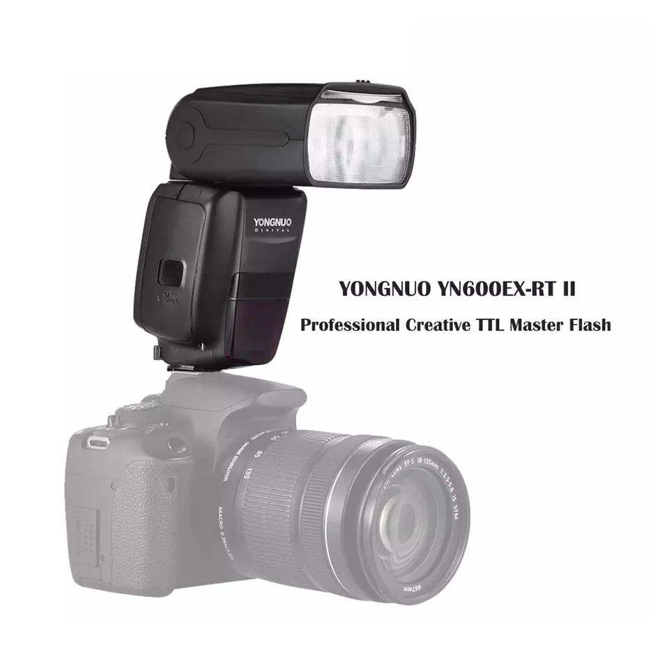 Фото YONGNUO YN600EX-RT II Авто TTL HSS 1/8000s Вспышка Speedlite 2,4G Беспроводная главная вспышка для камеры Canon 5D3 5D2 7D Mark II 6D 70D №4