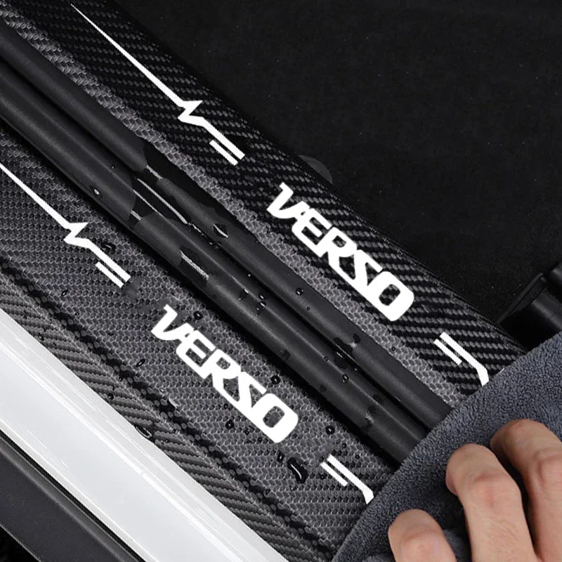 Защитная наклейка на порог автомобиля задний багажник бампер наклейки с