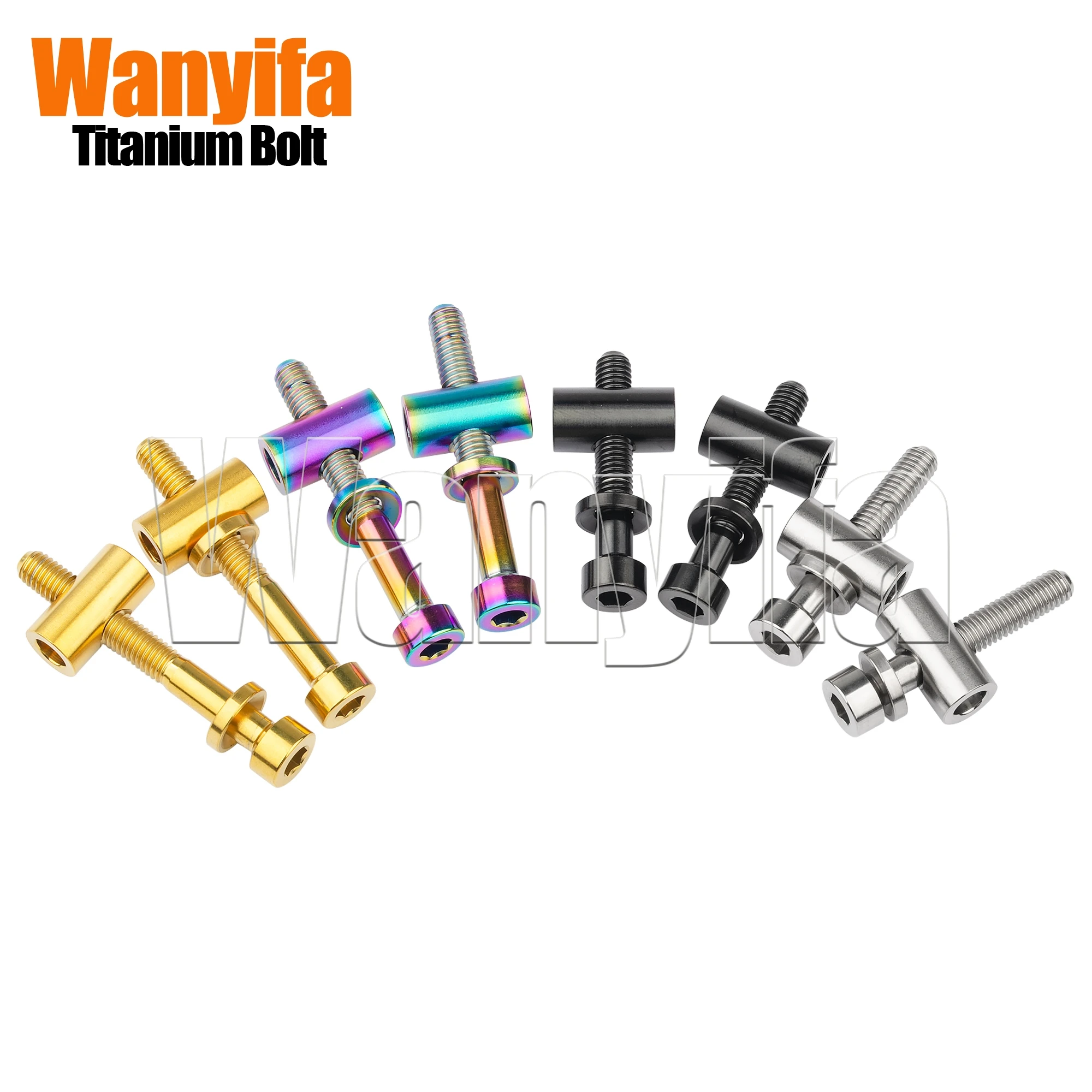 Титановые болты Wanyifa M5x30/40 мм для седла 2 шт.