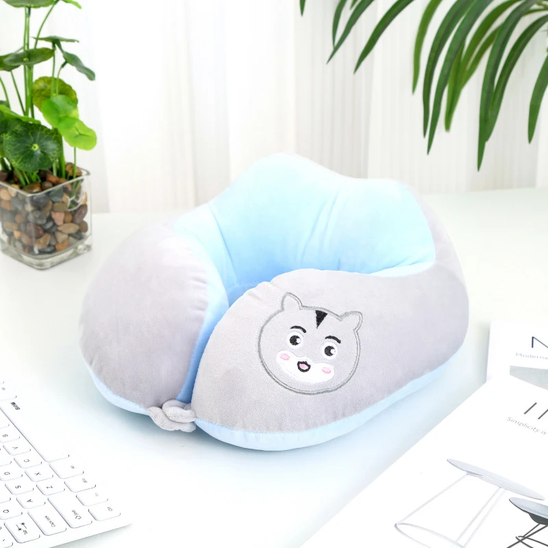 

Двойной горб, однотонная подушка для шеи, подушка для путешествий в самолете, офисная подушка для шеи, портативная автомобильная U-образная подушка