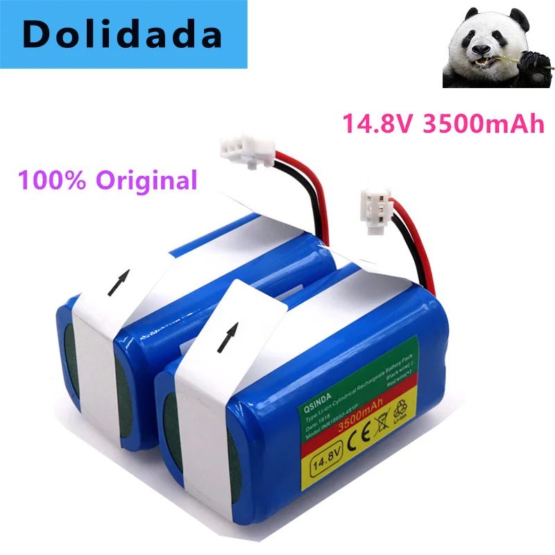 

100% Оригинальный 14,8 в 3500 мАч Сменный аккумулятор для робота-пылесоса chuwi ilife V7 V7S Pro 2 шт.