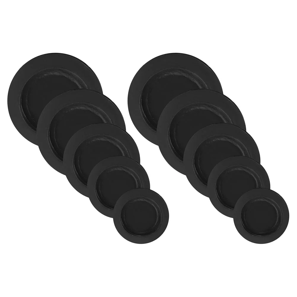 

10 Pcs Round Rubber Stopper Piggy Bank Plug Sealing Cover Bottom Caps Plugs Stoppers Replacement Assorted Sizes