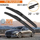 Автомобильный стеклоочиститель для Hyundai SONATA 2011-2017 лобовое стекло резиновый силиконовый запасной передний стеклоочиститель 26 