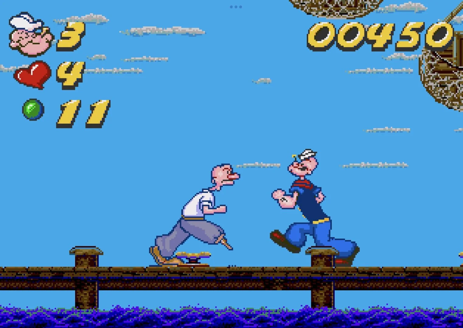 16-битная игровая карта Pop Eye in High Seas High-Jinks MD для Mega Drive (art.: 3920d48db7fe5) - 3920d48db7fe5