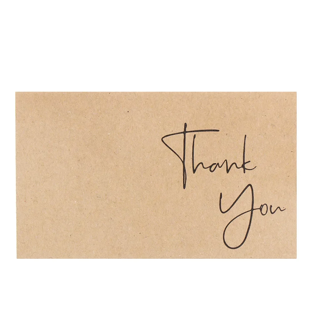 Благодарственные бирки из крафт-бумаги, 30 шт.