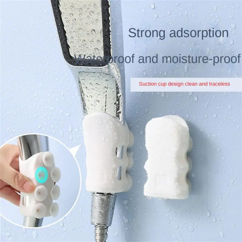 

Flower Sprinkling Sucker Nailless No Punching Removable Strong Viscosity Waterproof Shower Accessories Shower Head Hanger