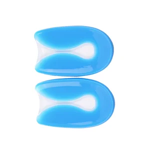 Heel Inserts Plantar Fasciitis Cushion Women Cups Insoles Shoes Pads Shoe High Foot Pain Lifts Relief Arch Half Silicone Spurs