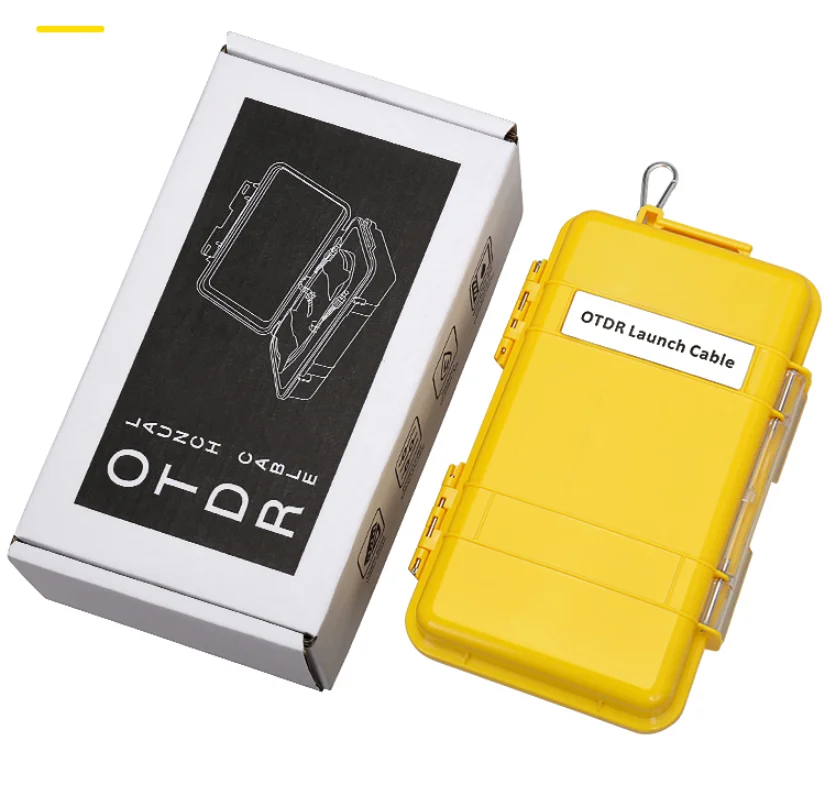 Good Quality FC/UPC-FC/UPC 500M 1KM 2KM SM Fiber Optic OTDR Launch Cable Box FC UPC To FC UPC