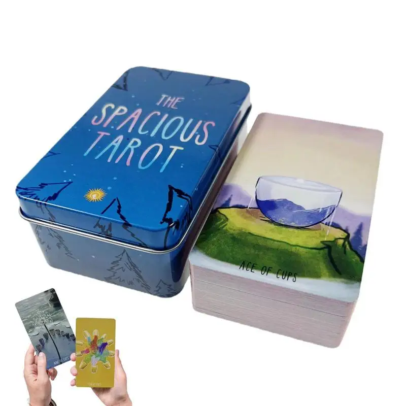 

The Spacious Tarot Cards Family Gathering Chess Card Game Fortune Telling Divination Oracle Cards Leisure Table Board Game Card