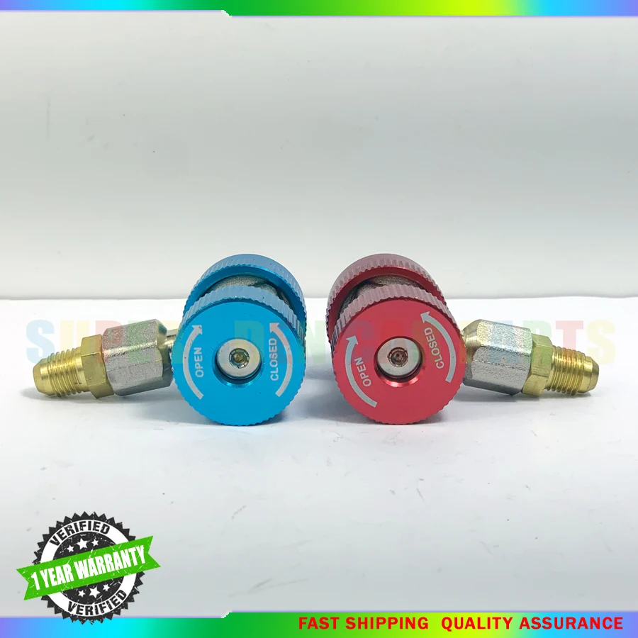 

R134A Автомобильный кондиционер Быстроразъемный соединитель Адаптеры H/L Коллекторный разъем Кондиционер Регулируемый хладагент