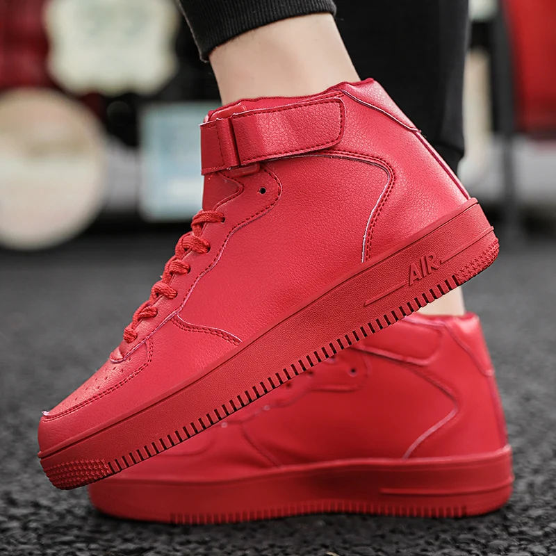 

Мужская обувь из искусственной кожи с высоким верхом, спортивная обувь для пар, женская повседневная обувь, брендовые дизайнеры, модная и модная обувь