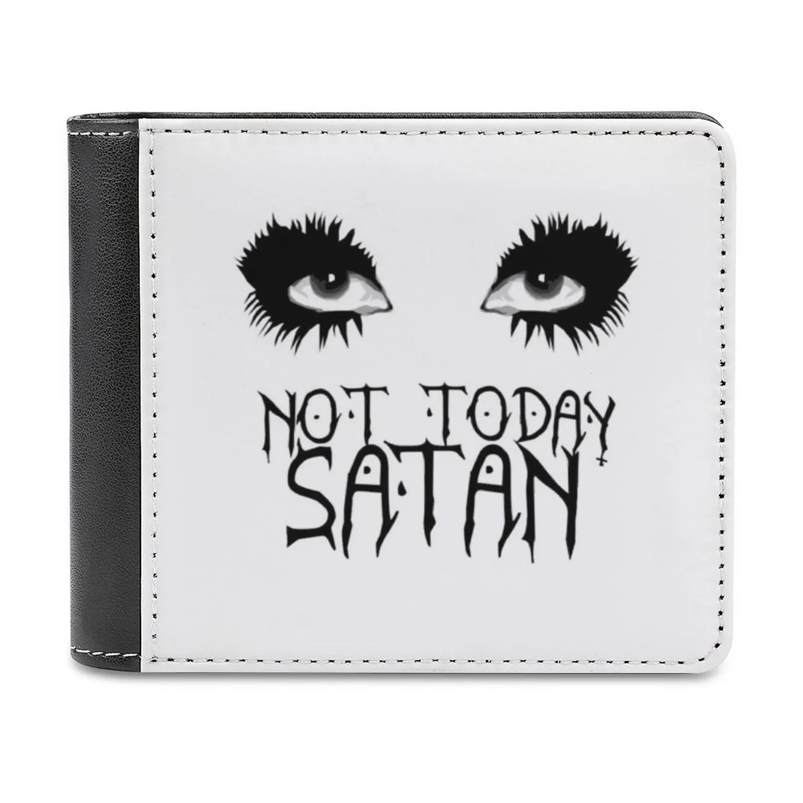 

Not Today Satan-Bianca Del Fashion Credit Card Wallet Leather Wallets Personalized Wallets For Men And Women Not Today Satan