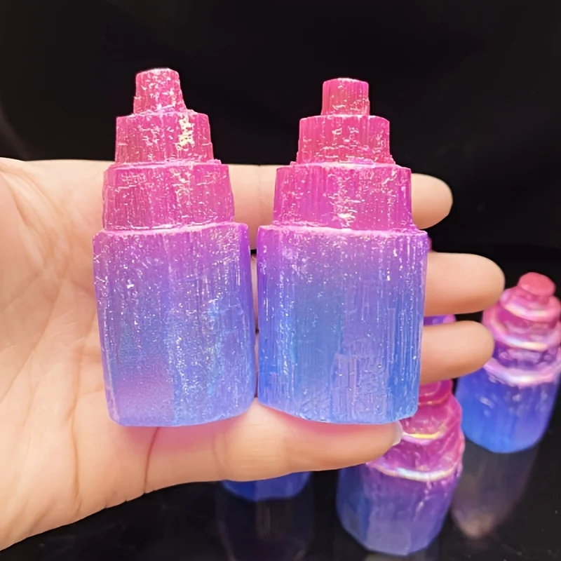 Природная аура селенит башня пагода домашнее украшение религиозный исцеляющий