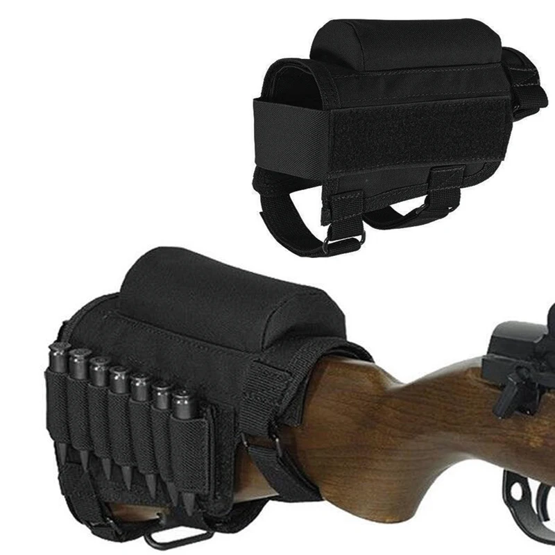 

Tactical Cheek Bag Military Shooting Hunting Rifle Gun Buttstock With Ammo Cartridges Bag Bullet Holder Hunting Gun Accessories