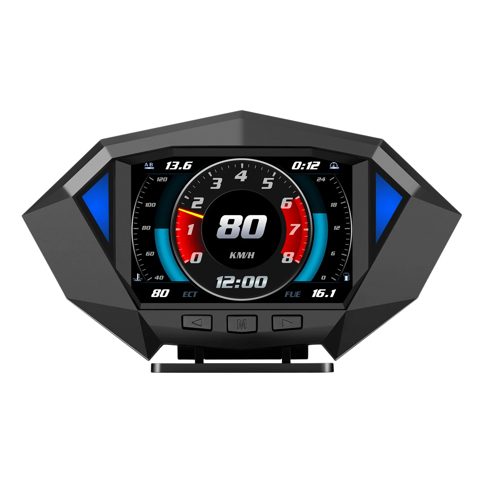

Car HUD Head Up Display Dual System Car Hud GPS OBDII Speedometer Projetor over Speeding Alarm RPM Indicator for Car