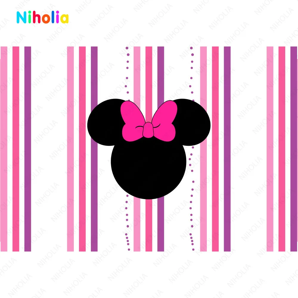 Фон для фотосъемки с изображением Минни Маус