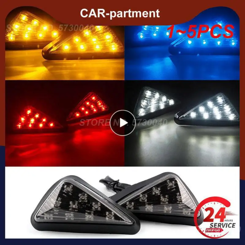 

1 ~ 5 шт. дымчатый треугольник, устанавливаемый на заподлицо, искусственный сигнал, фонарь поворота, поворотная лампа для мотоцикла