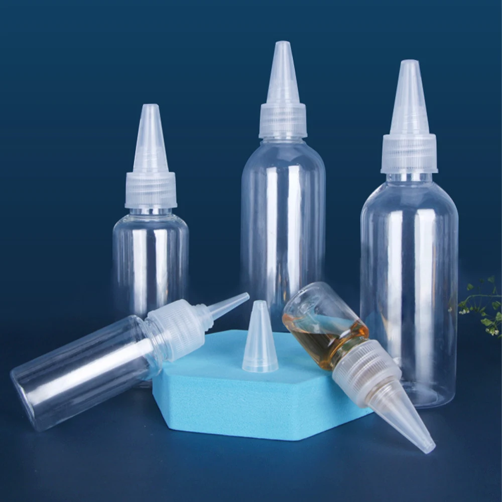 50/100 шт. пустые бутылки-аппликаторы пластиковые бутылки для шампуня разноцветные