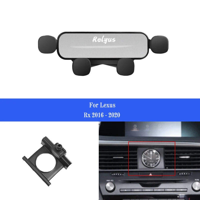 

Car Mobile Phone Holder Smartphone Air Vent Mounts Holder Gps Stand Bracket for Lexus RX 2009-2015 2016-2020 Auto Accessories